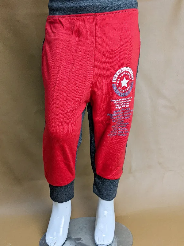 4Yrs - 9Yrs Intrrogation Red Trouser For Boys BT24