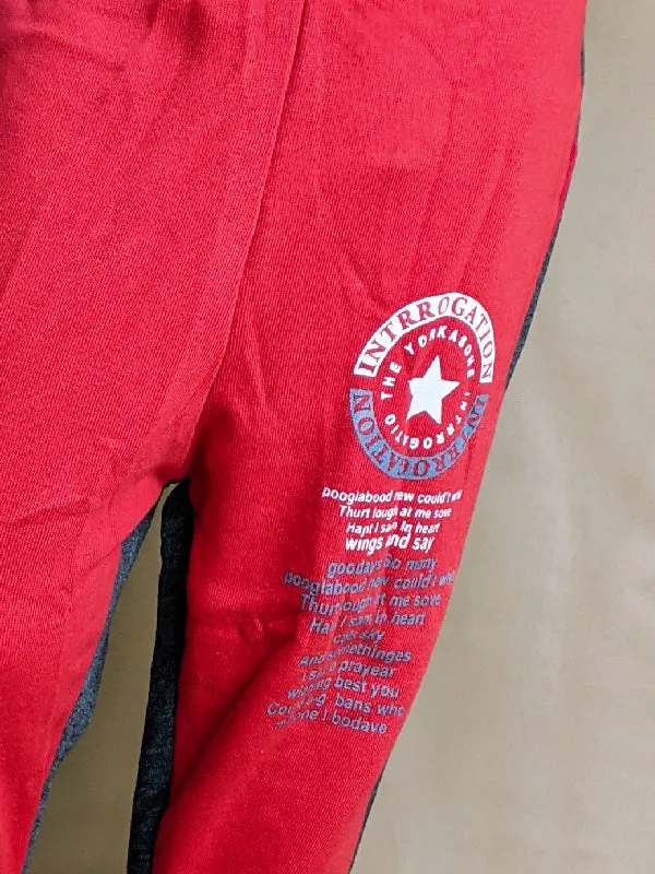 4Yrs - 9Yrs Intrrogation Red Trouser For Boys BT24