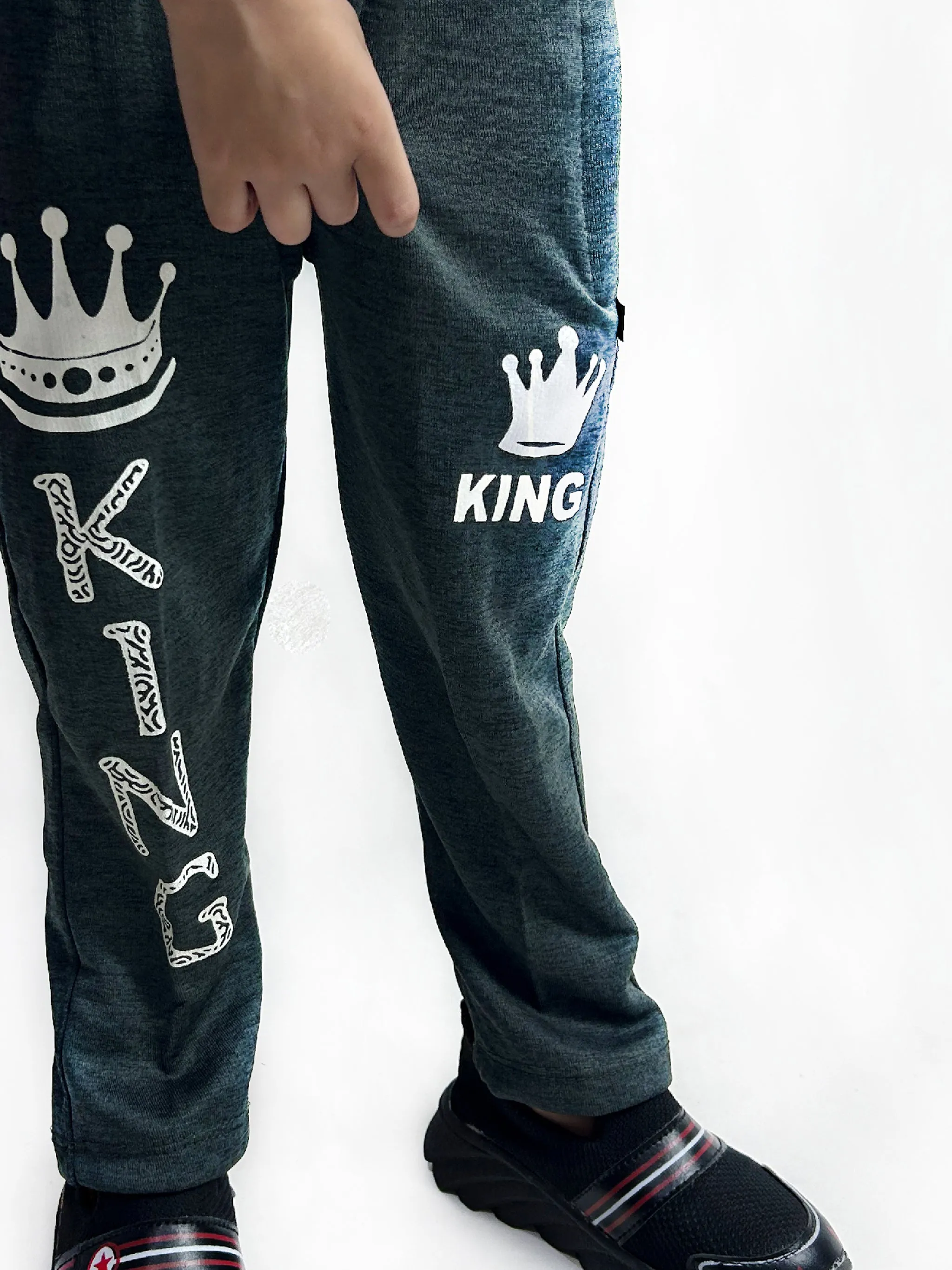 5Yrs - 11Yrs Dark Grey King Trouser For Boys AH BT28