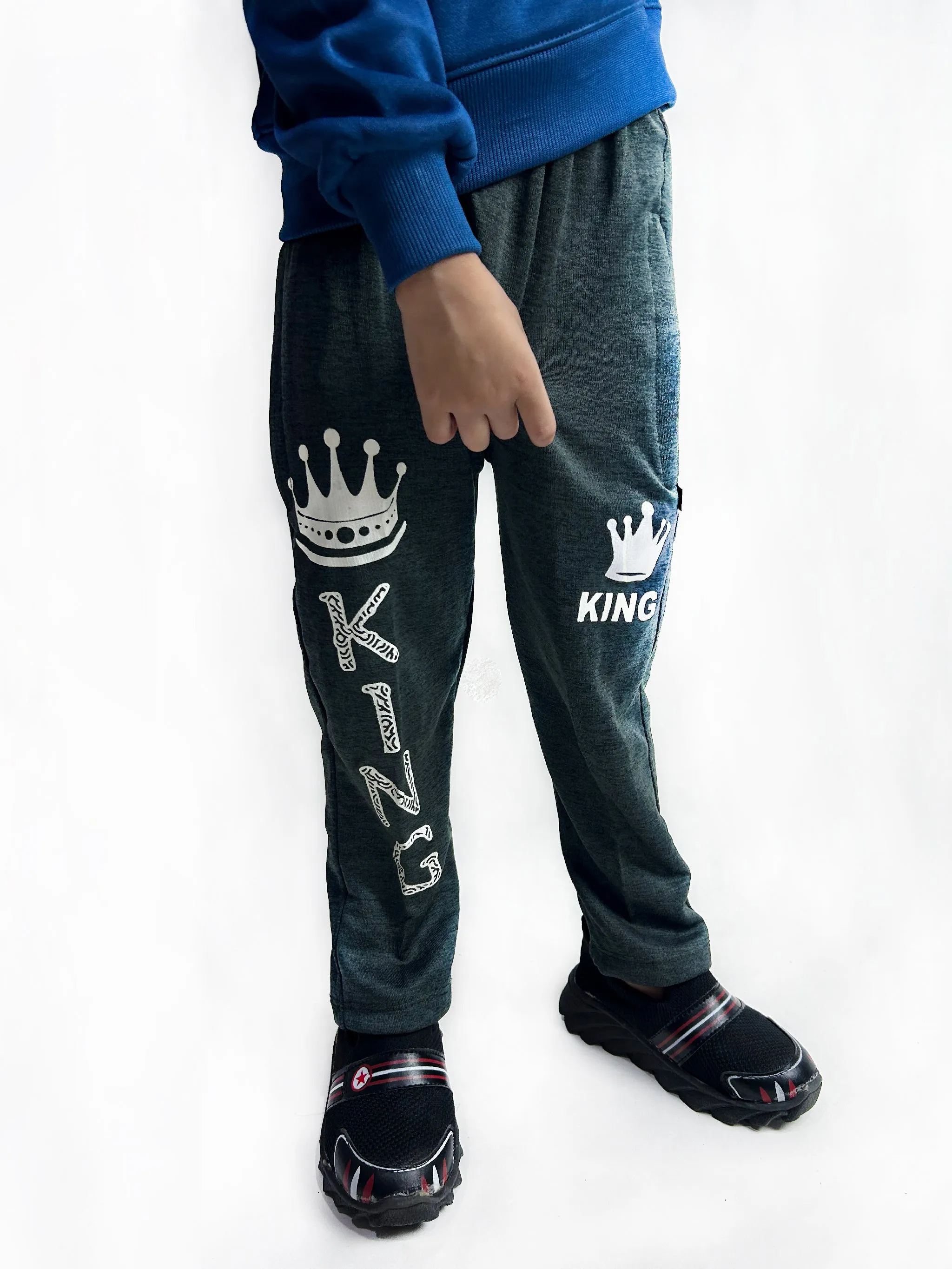 5Yrs - 11Yrs Dark Grey King Trouser For Boys AH BT28