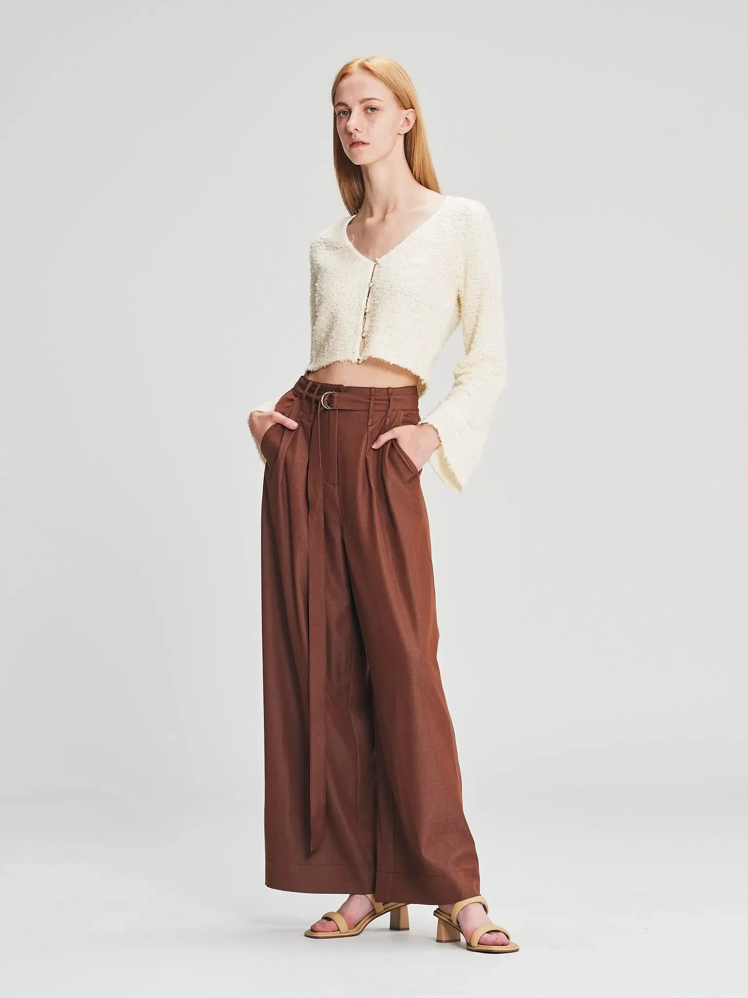 A17167 Wide Leg Dress Pants