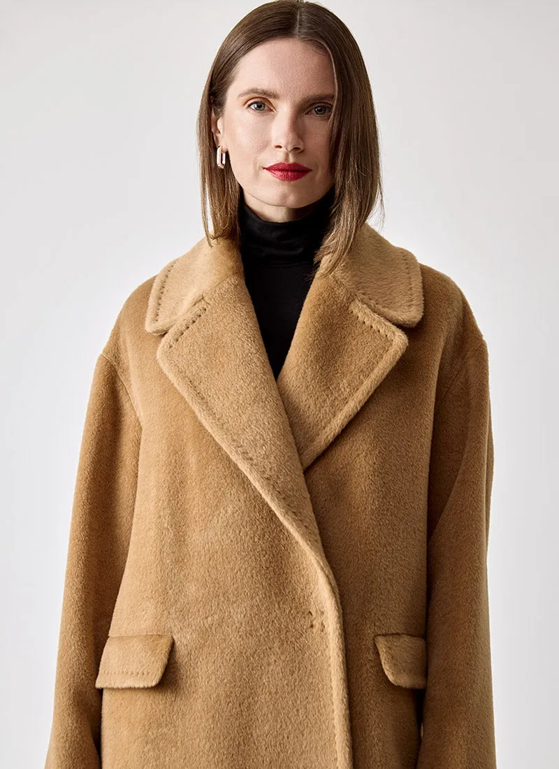 Astrid Camel Alpaca Coat