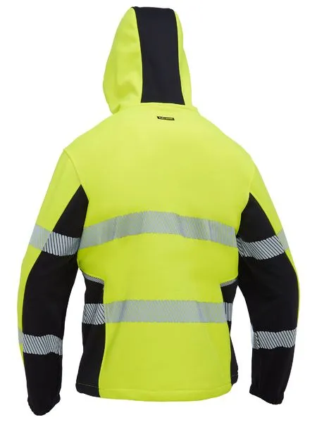 Bisley Flex & Move™ Hi Vis Taped Liquid Repellent Fleece Hoodie (BK6571T)