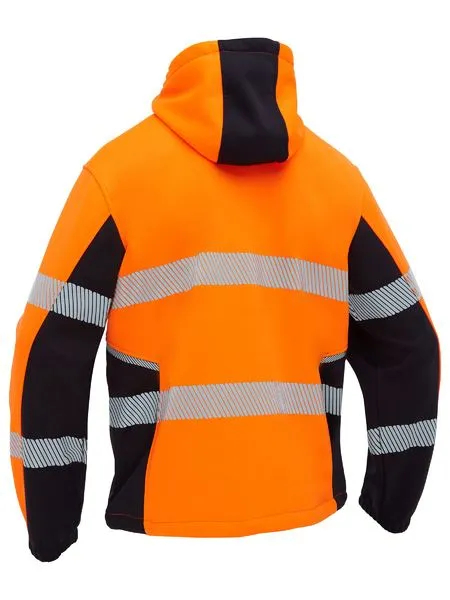 Bisley Flex & Move™ Hi Vis Taped Liquid Repellent Fleece Hoodie (BK6571T)