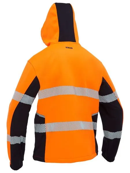 Bisley Flex & Move™ Hi Vis Taped Liquid Repellent Fleece Hoodie (BK6571T)