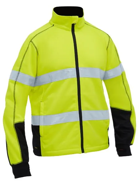 Bisley Mens Taped Hi Vis Zip Front Fleece (BK6611T)