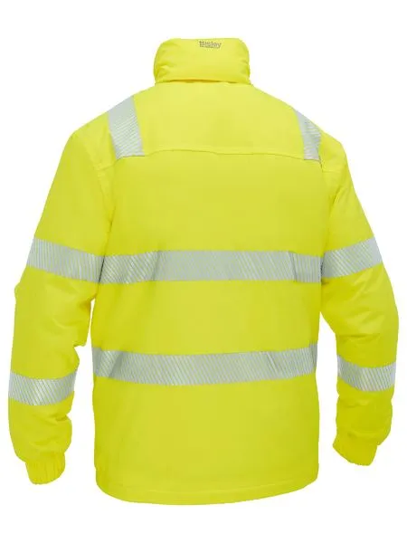 Bisley Taped Hi Vis Heated Jacket with Hood (BJ6842T)