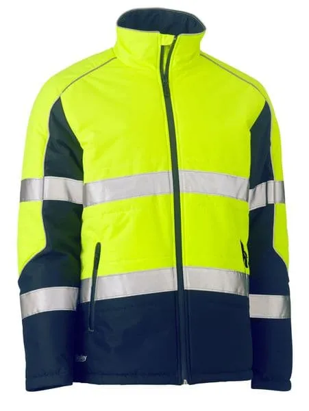 Bisley Taped Two Tone Hi Vis Puffer Jacket (BJ6829T)