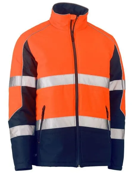 Bisley Taped Two Tone Hi Vis Puffer Jacket (BJ6829T)