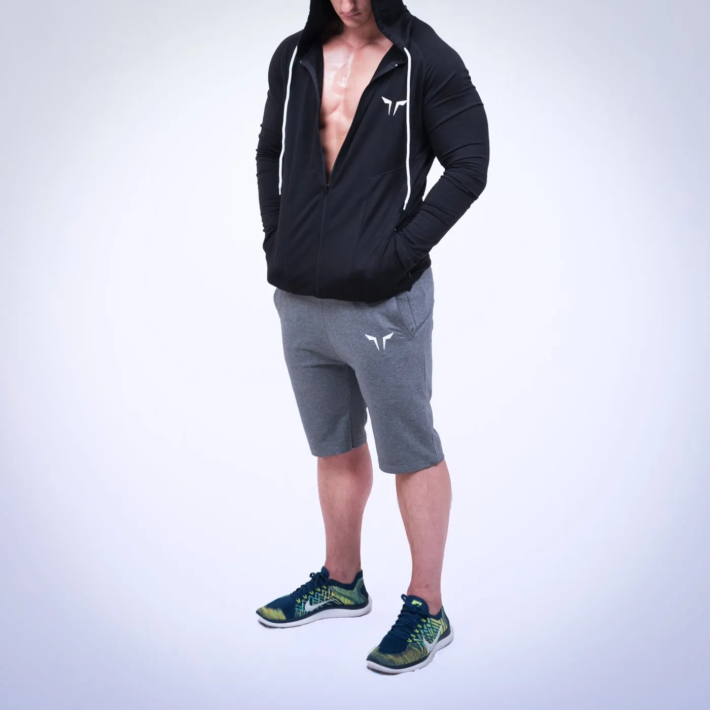 BLACK GYM HOODIE