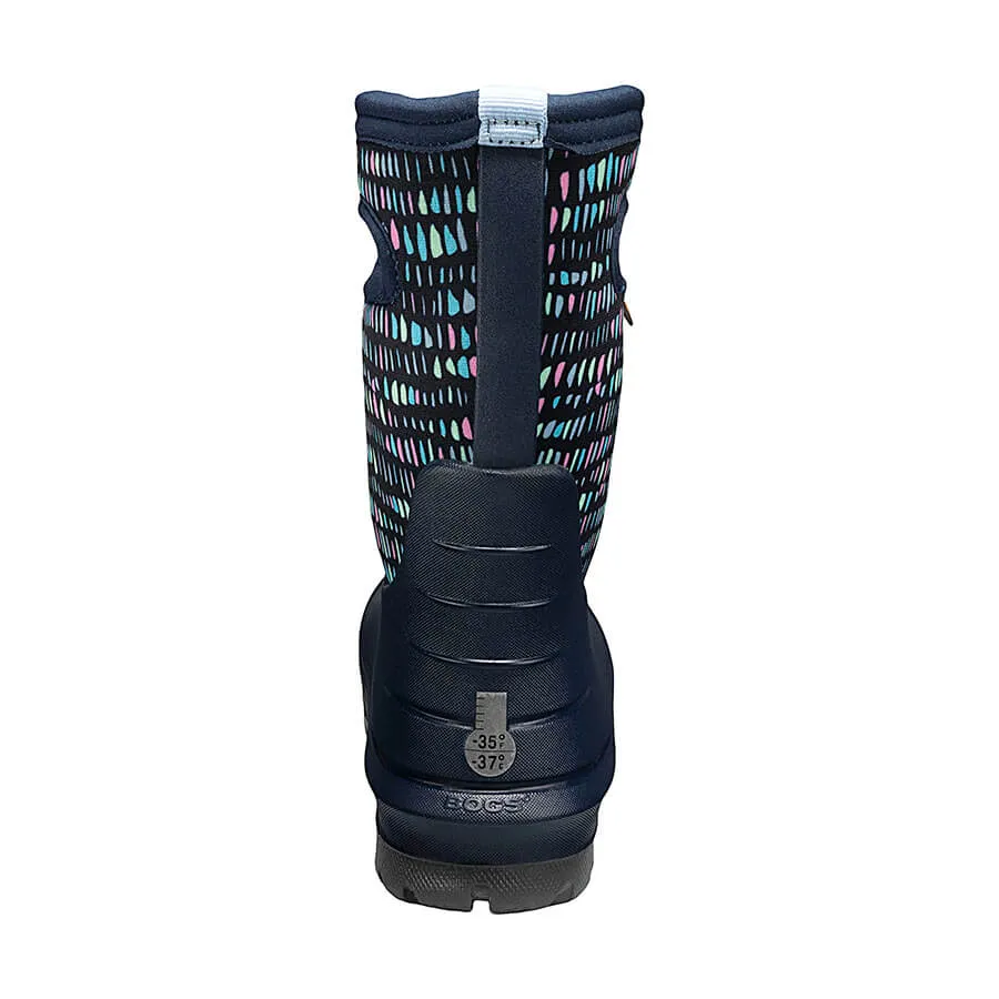 BOGS Dark Blue Multi Twinkle Neo-Classic Boots