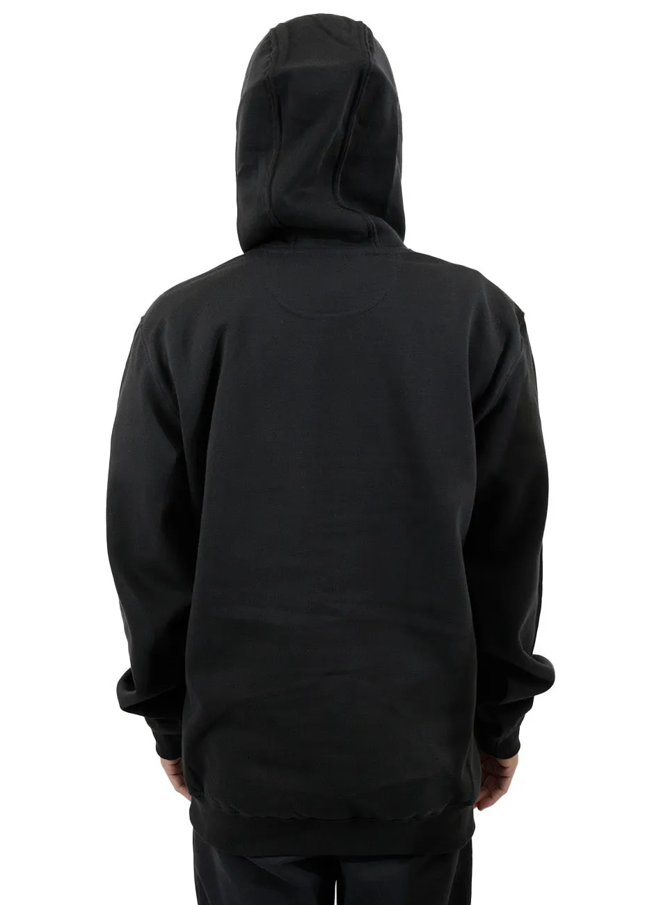 Camo Graphic Hooded Sweatshirt - Black