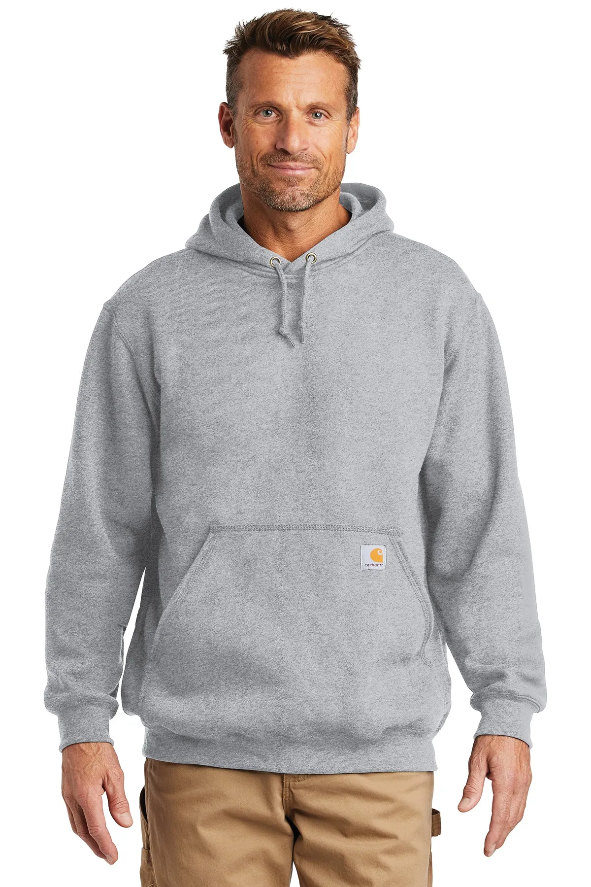 Carhartt Customized Midweight Hoodies, Heather Grey