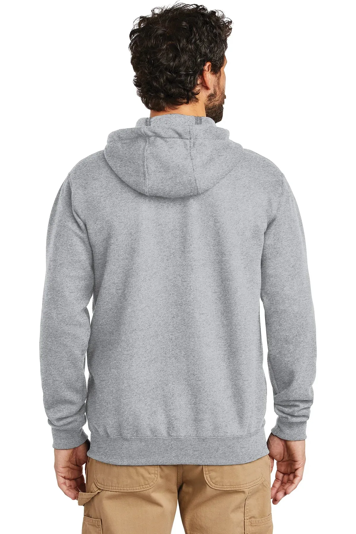 Carhartt Midweight Zip Up Hoodies, Heather Grey