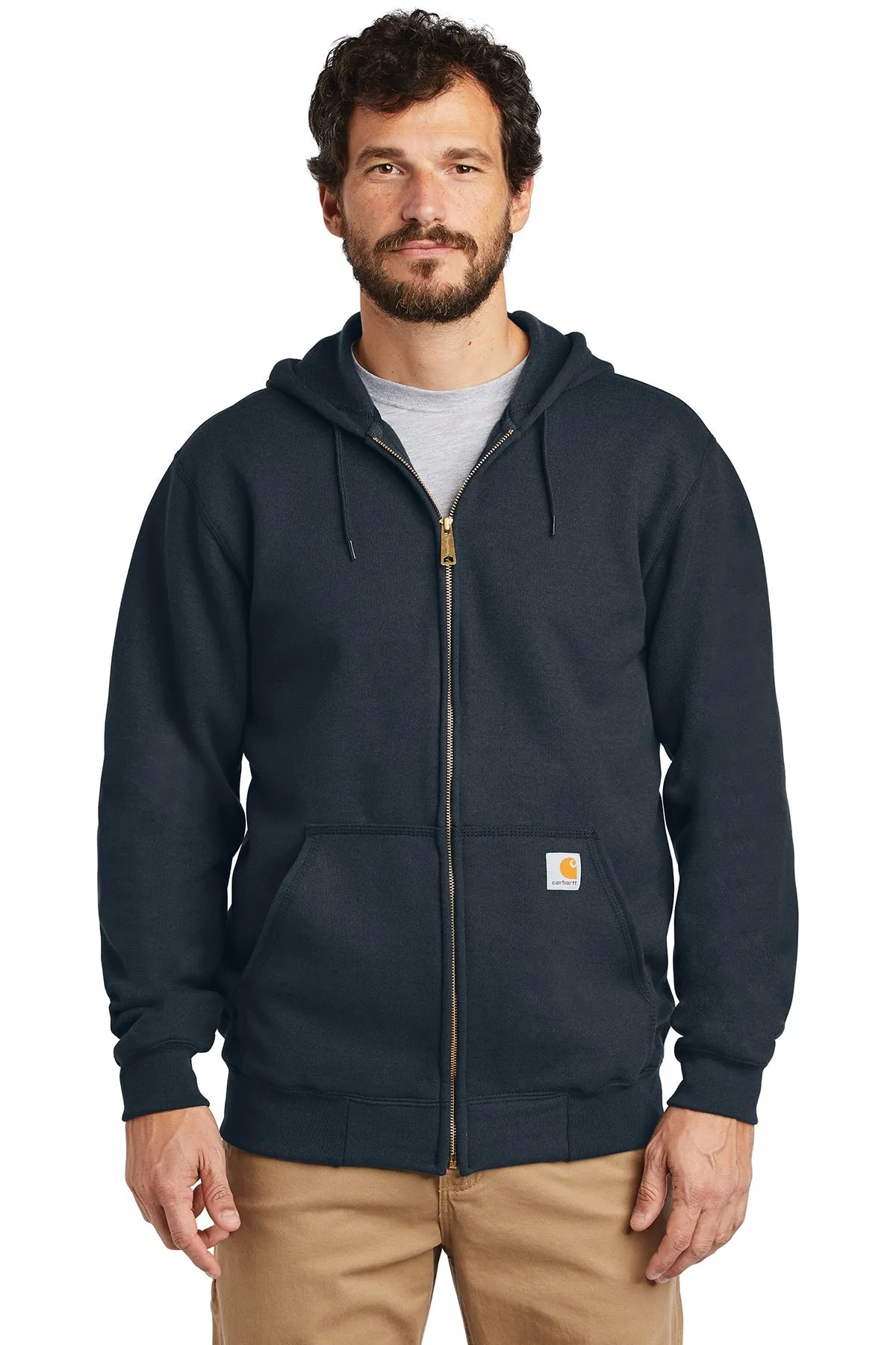 Carhartt Midweight Zip Up Hoodies, New Navy