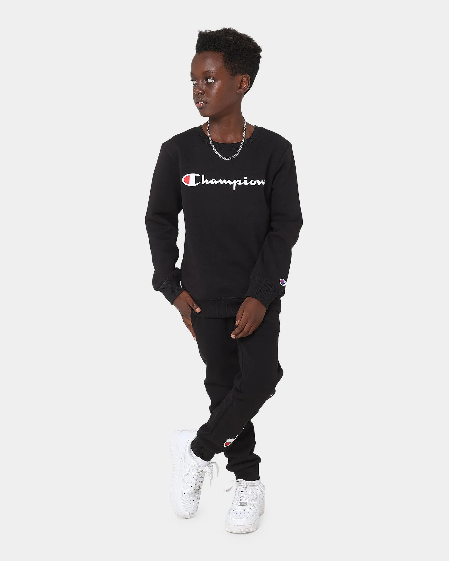 Champion Kids' Script Cuff Pants Black