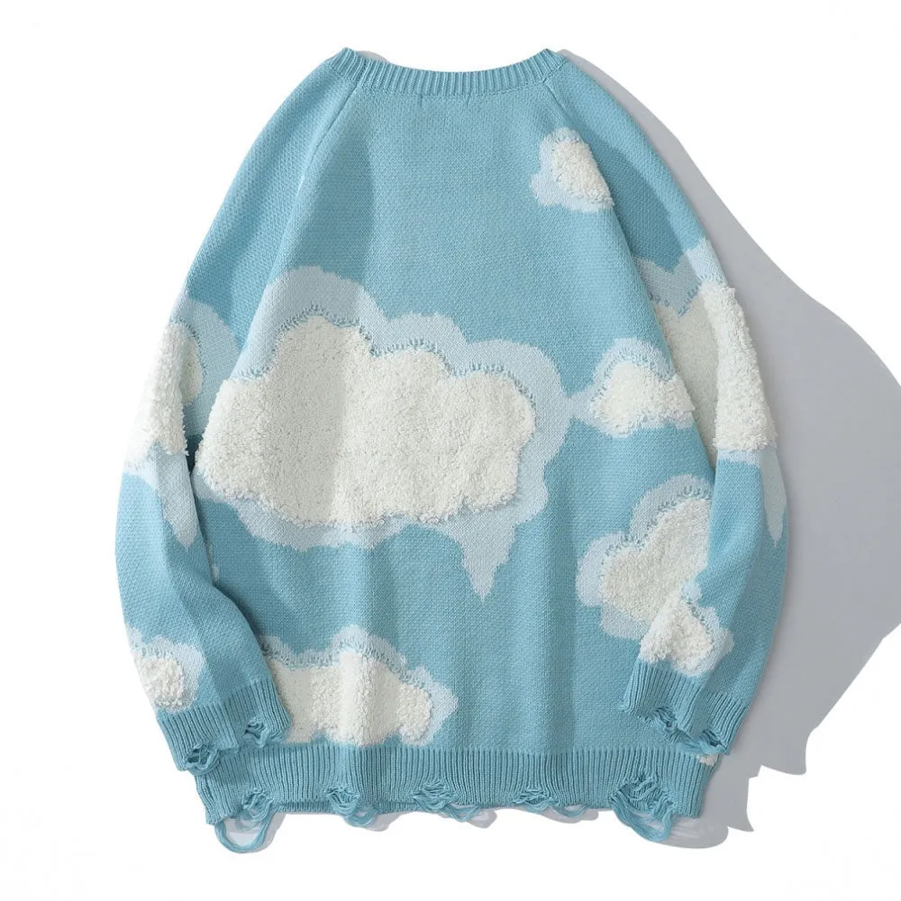 'Cloudy day' Knit Sweater