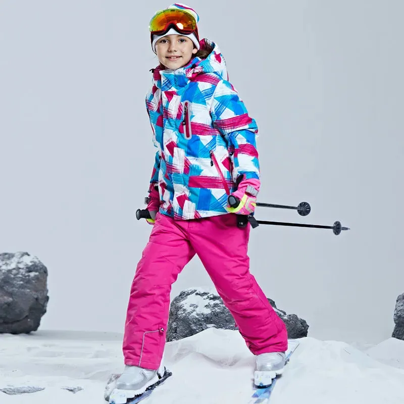 DEAR RABBIT Outdoor Windproof Ski Snowboard Suit - Kid's