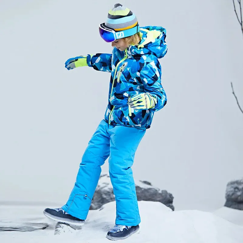 DEAR RABBIT Outdoor Windproof Ski Snowboard Suit - Kid's