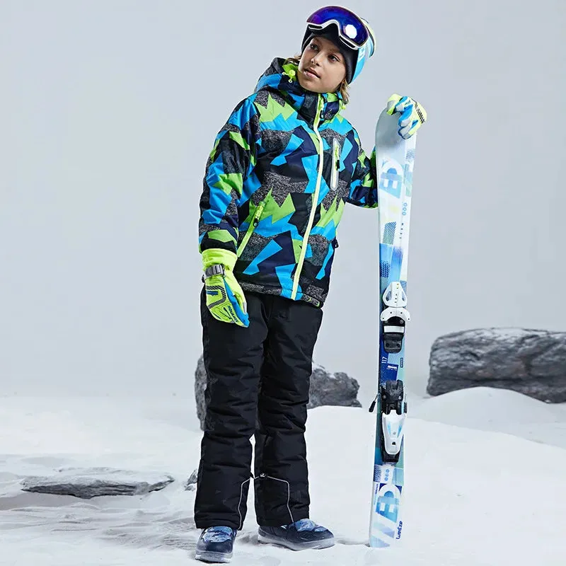 DEAR RABBIT Outdoor Windproof Ski Snowboard Suit - Kid's