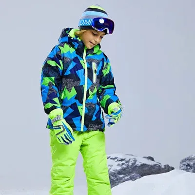 DEAR RABBIT Outdoor Windproof Ski Snowboard Suit - Kid's