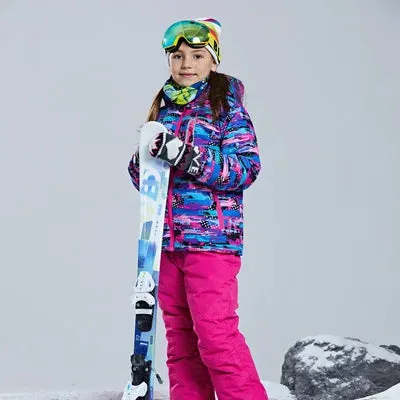 DEAR RABBIT Outdoor Windproof Ski Snowboard Suit - Kid's