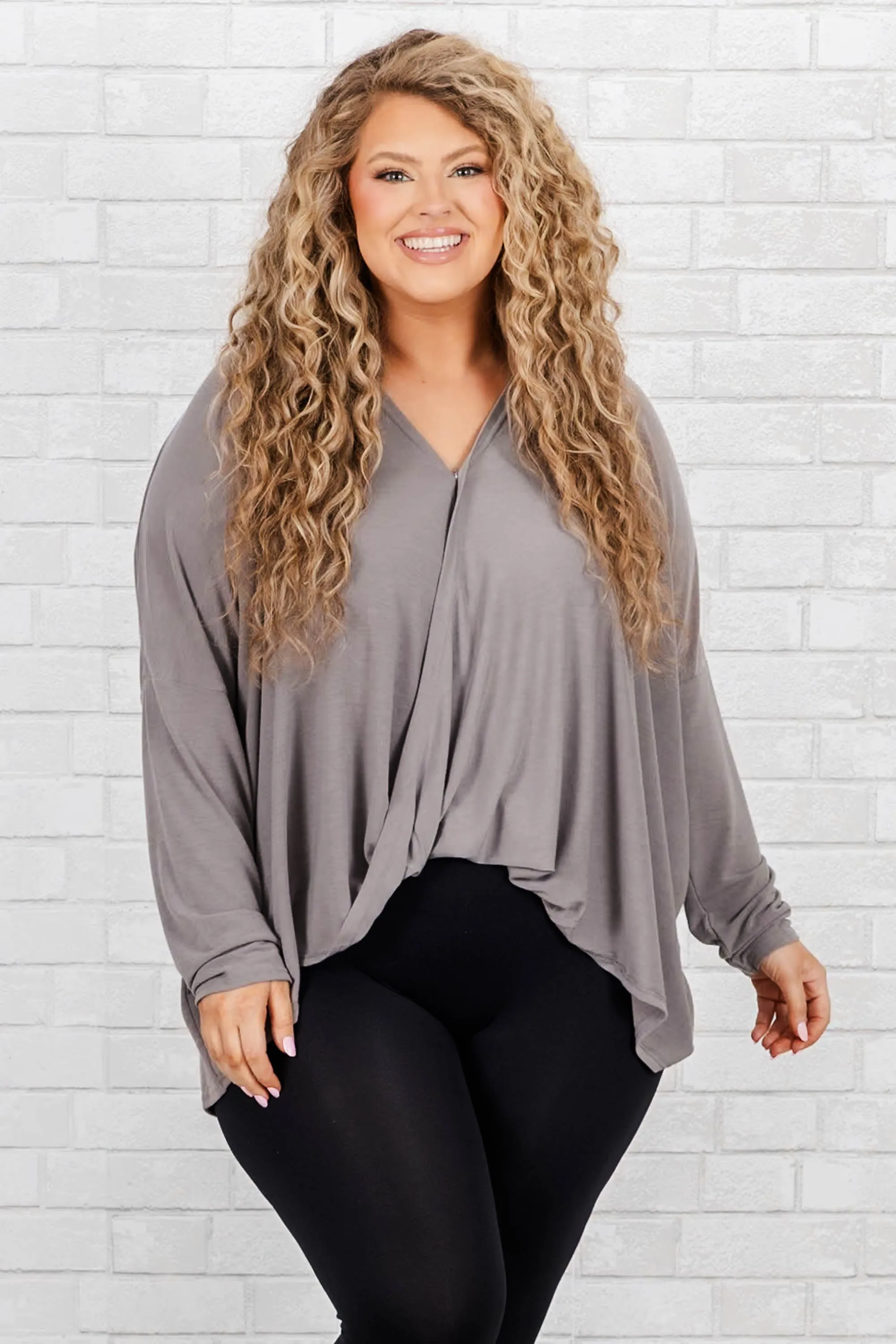 Easy Sunday Top, Gray