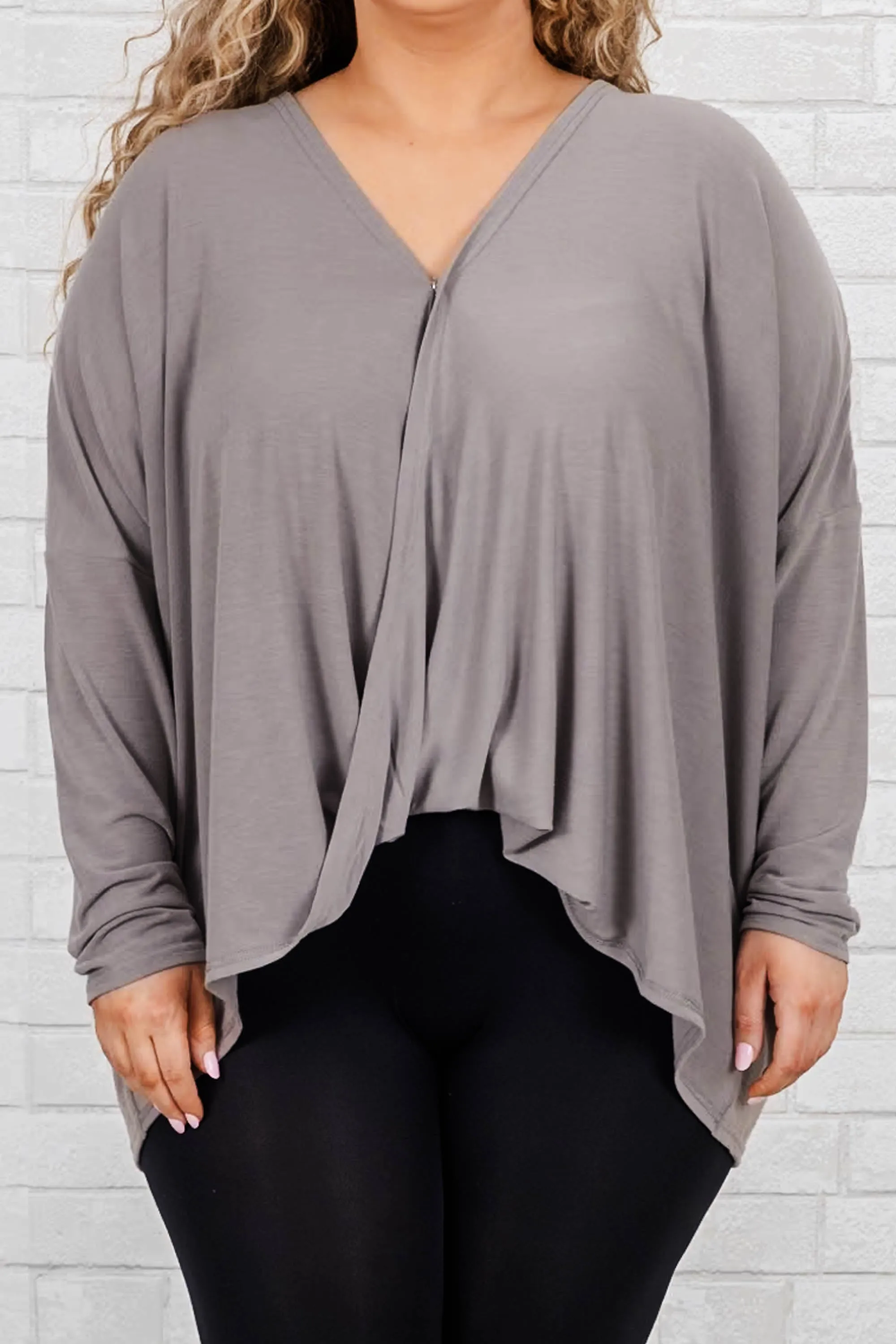 Easy Sunday Top, Gray