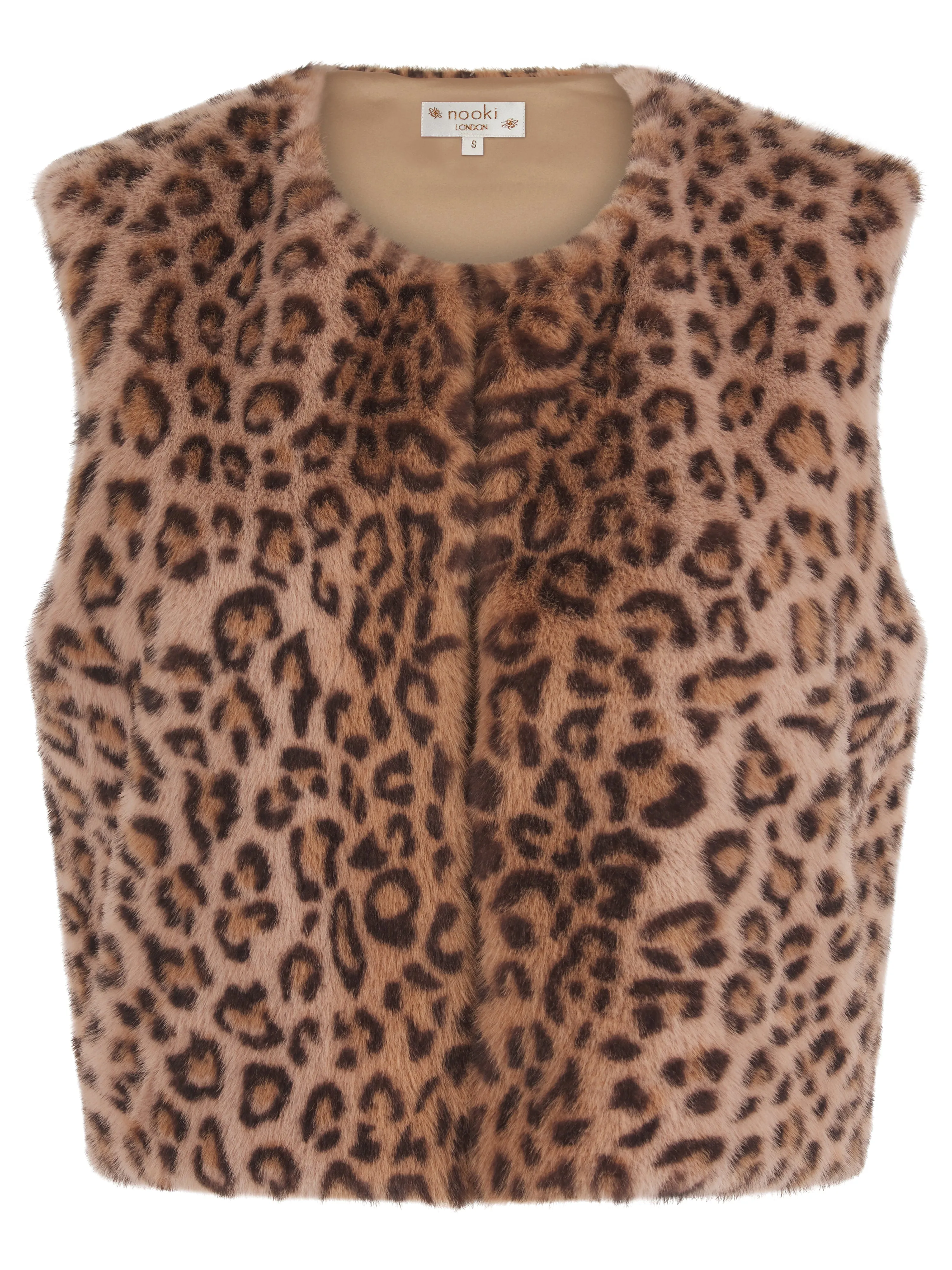 EDELWEISS GILET IN NEUTRAL LEO