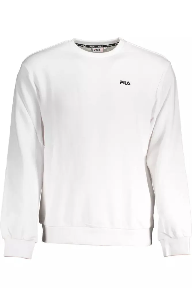 Fila White Cotton Men Sweater