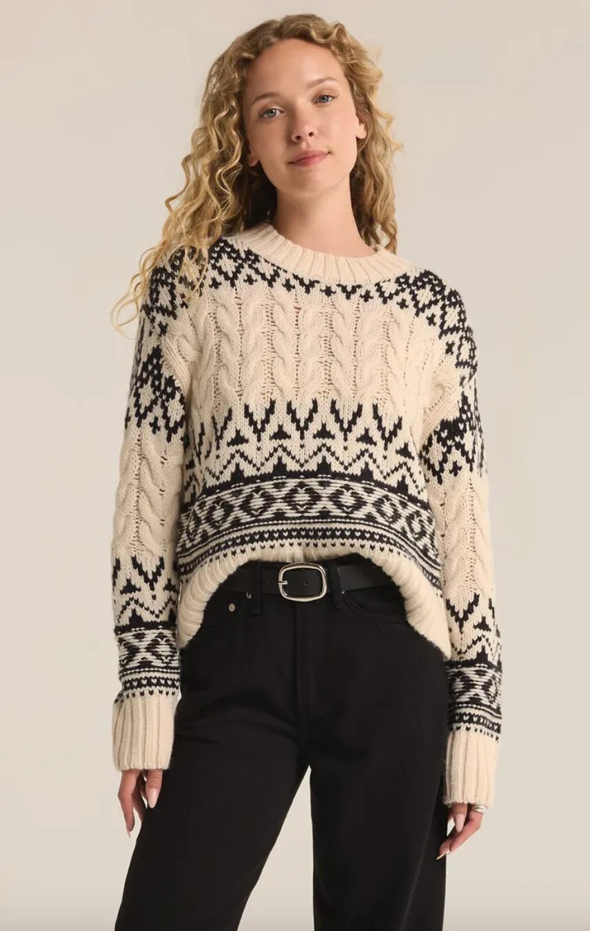 garland fairisle sweater