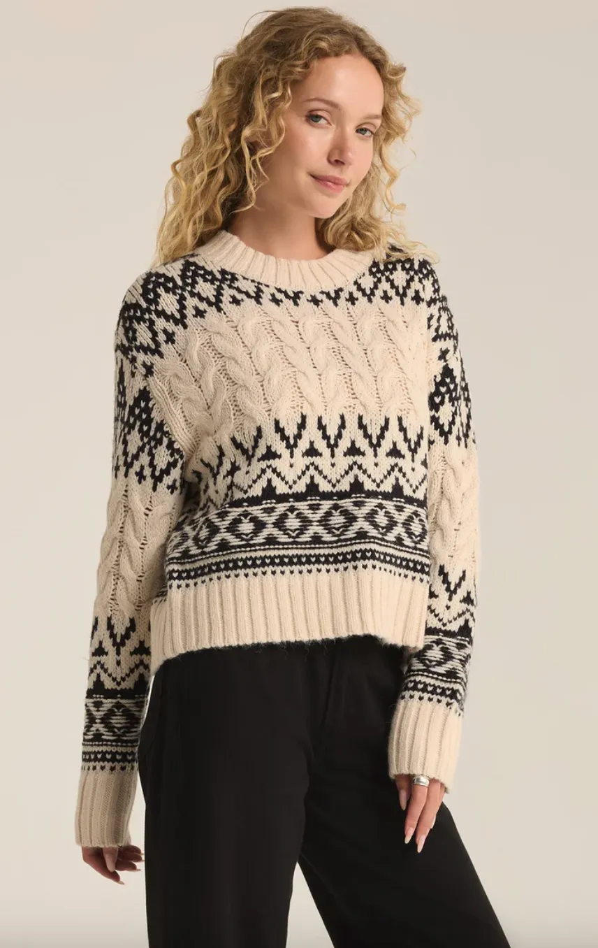 garland fairisle sweater