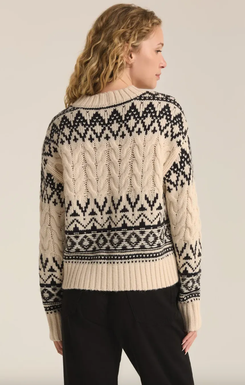 garland fairisle sweater