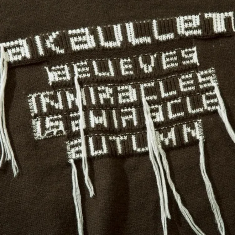 Grunge AK-Bullet Tasseled Sweater