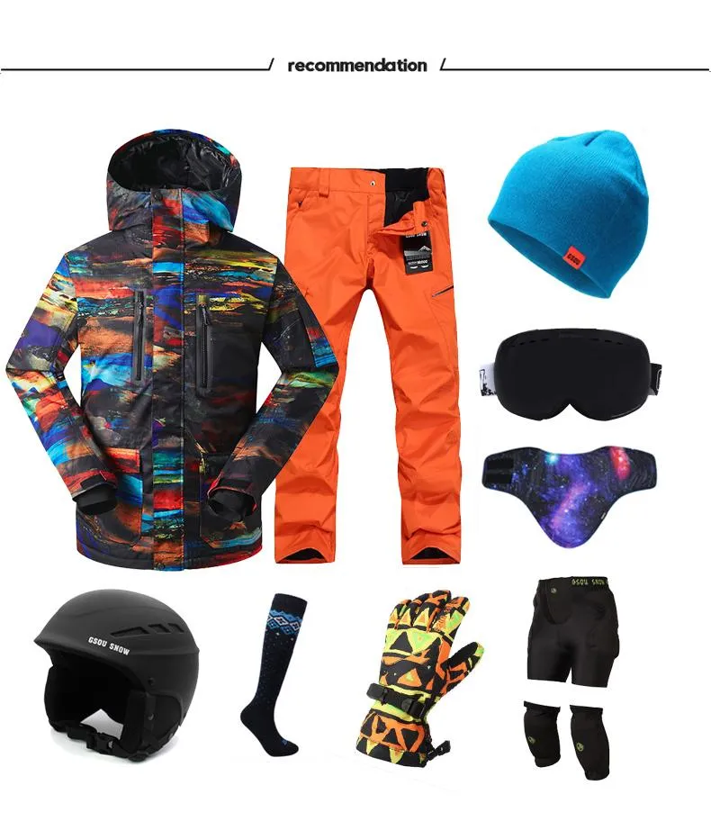 GSOU SNOW Picture Snowboard Jacket