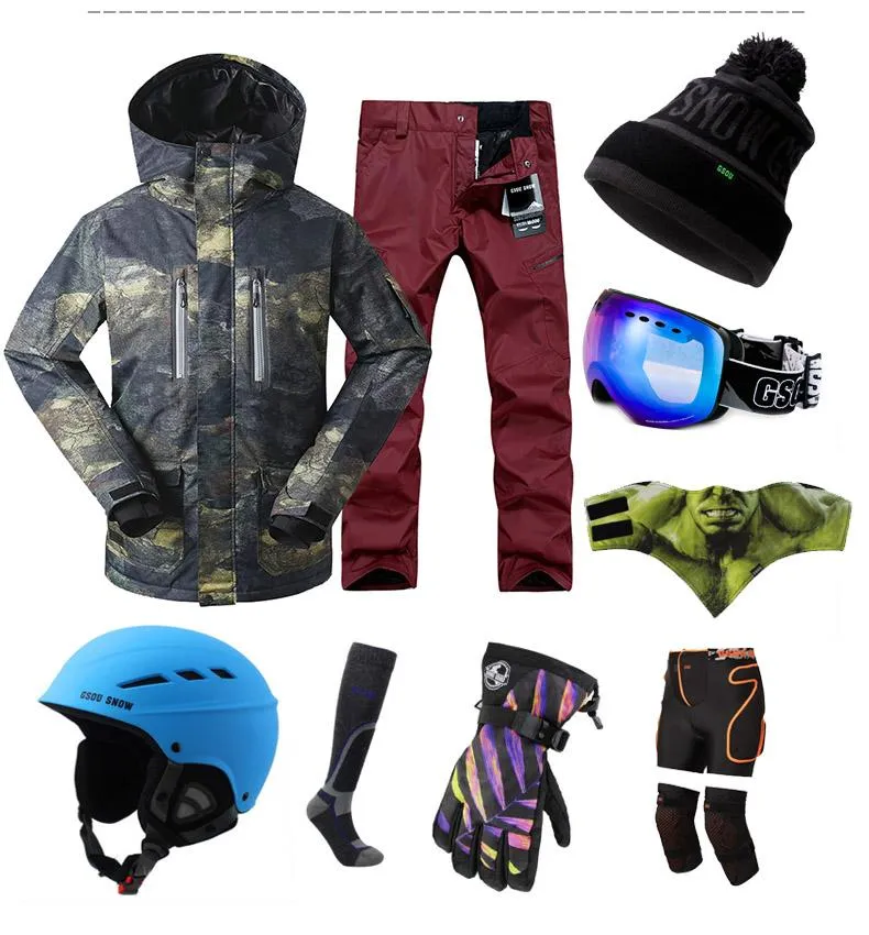 GSOU SNOW Picture Snowboard Jacket