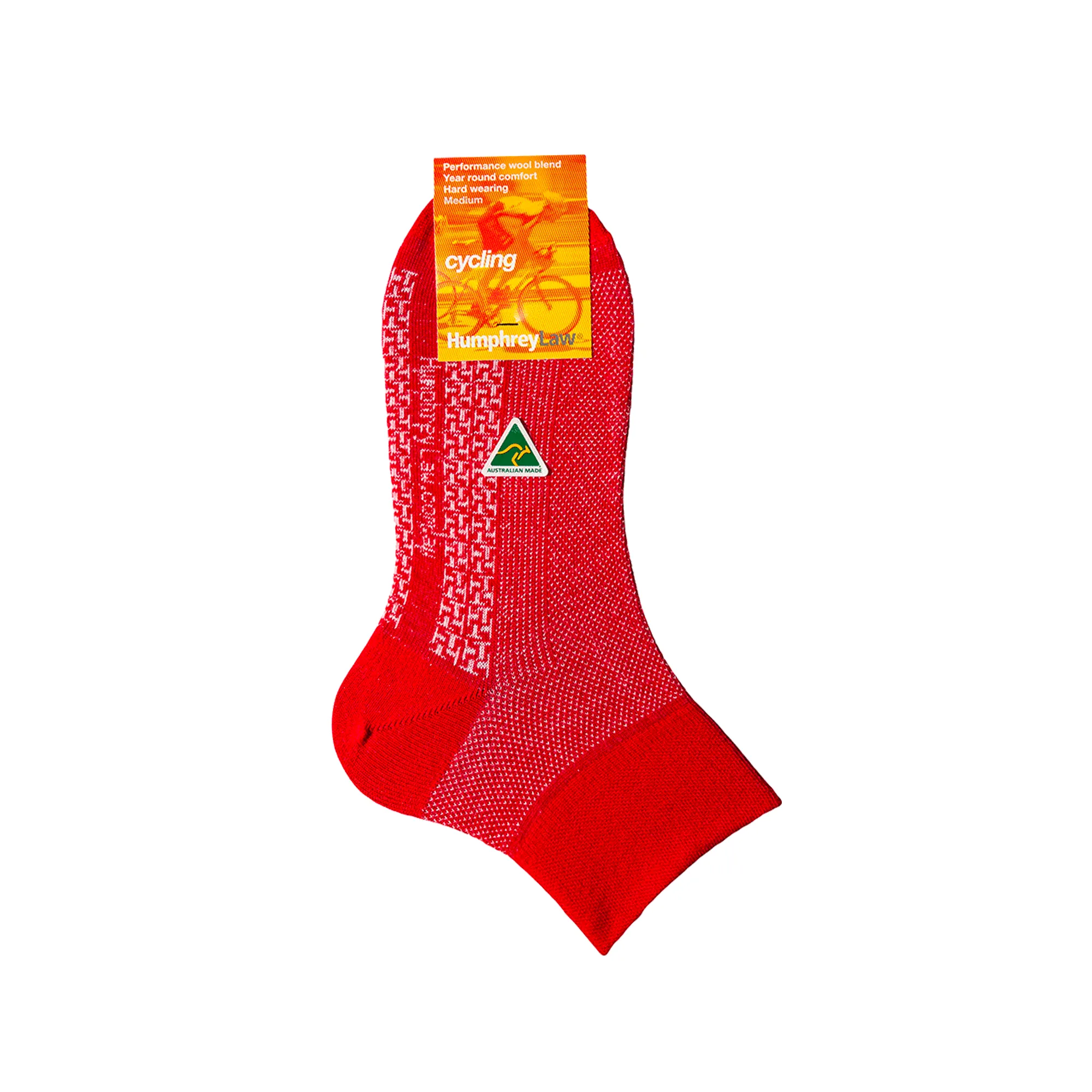 Humphrey Law 27B Merino Wool Ankle Socks - CYCLING