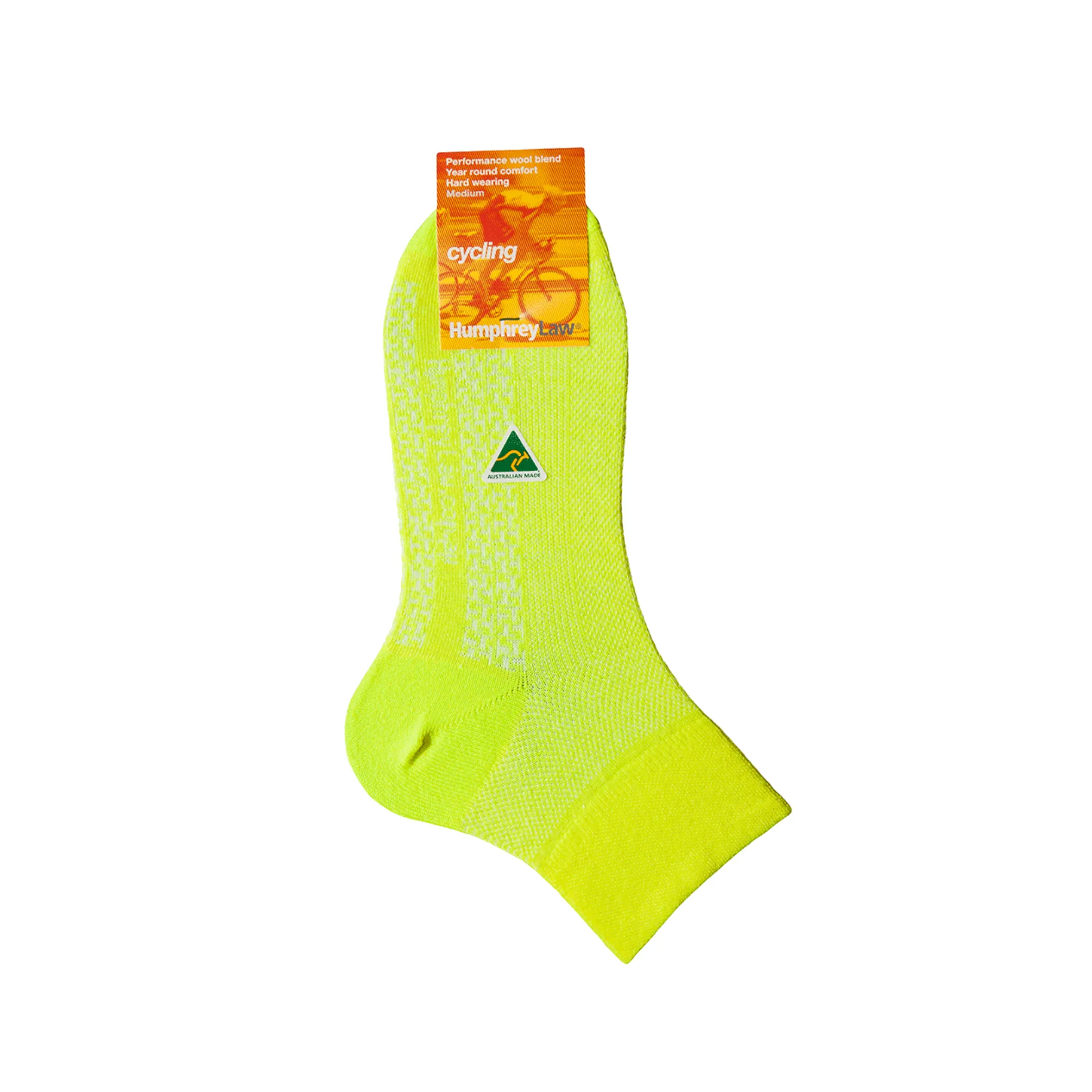 Humphrey Law 27B Merino Wool Ankle Socks - CYCLING