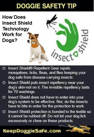 Insect Shield Dog Reflective Vests