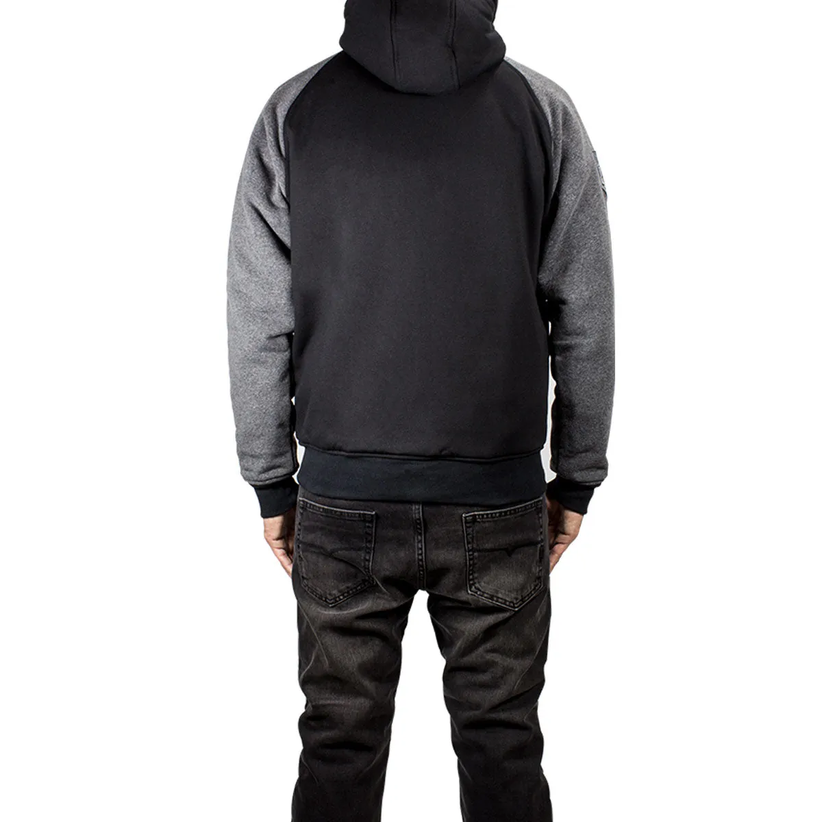 John Doe 2 Color Protective Hoodie With XTM Fiber Black / Grey