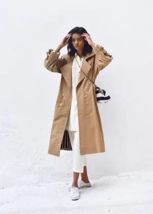 Latte Trench Coat