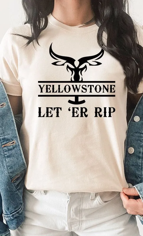 Let Er Rip Western Graphic Tee