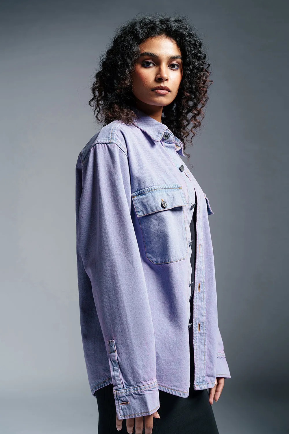 Lilac Blush Women's Denim Jacket