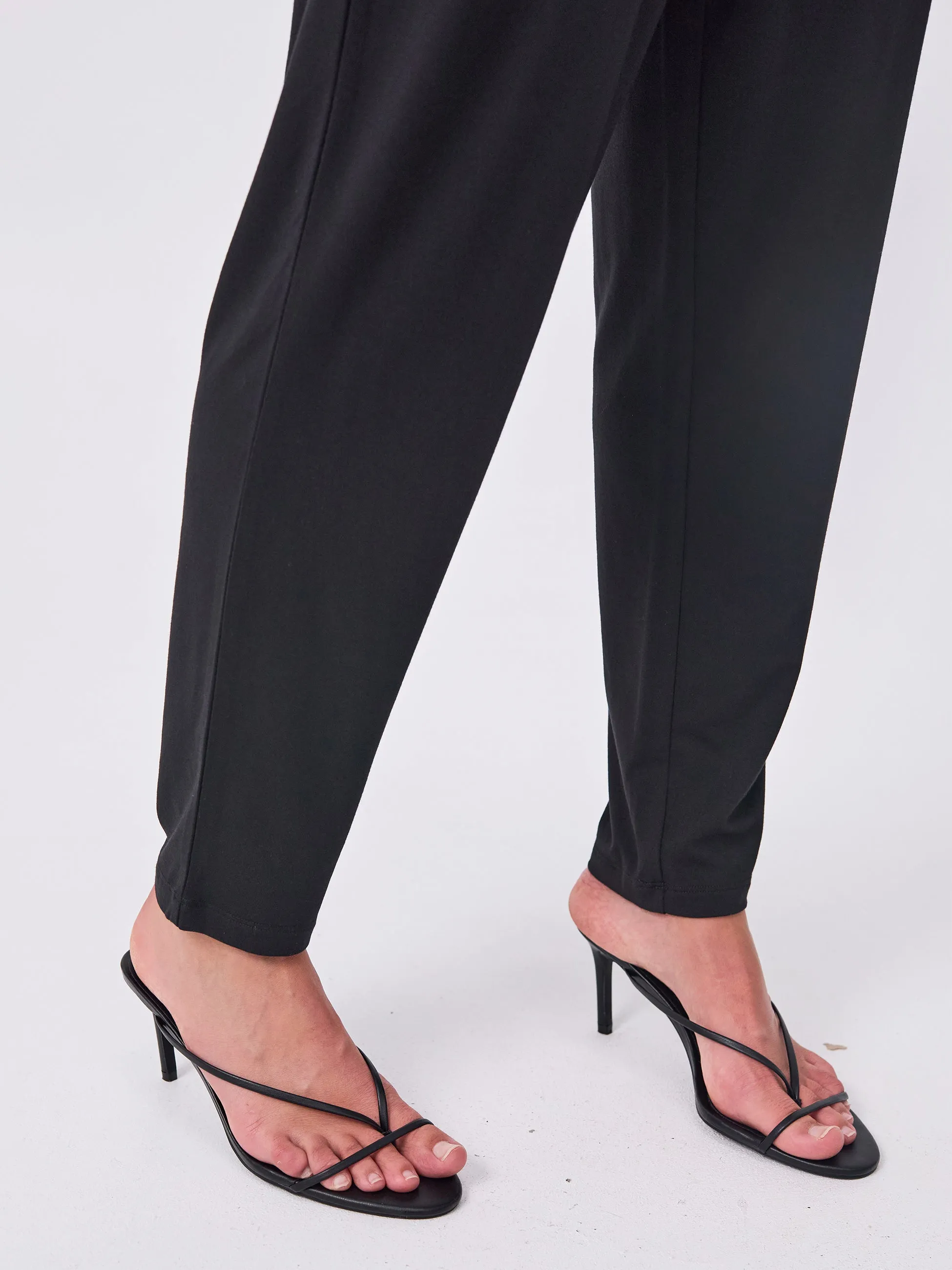 Lounge Slim Leg Pant - Black