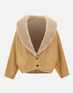 Margot Cognac Sheepskin Jacket