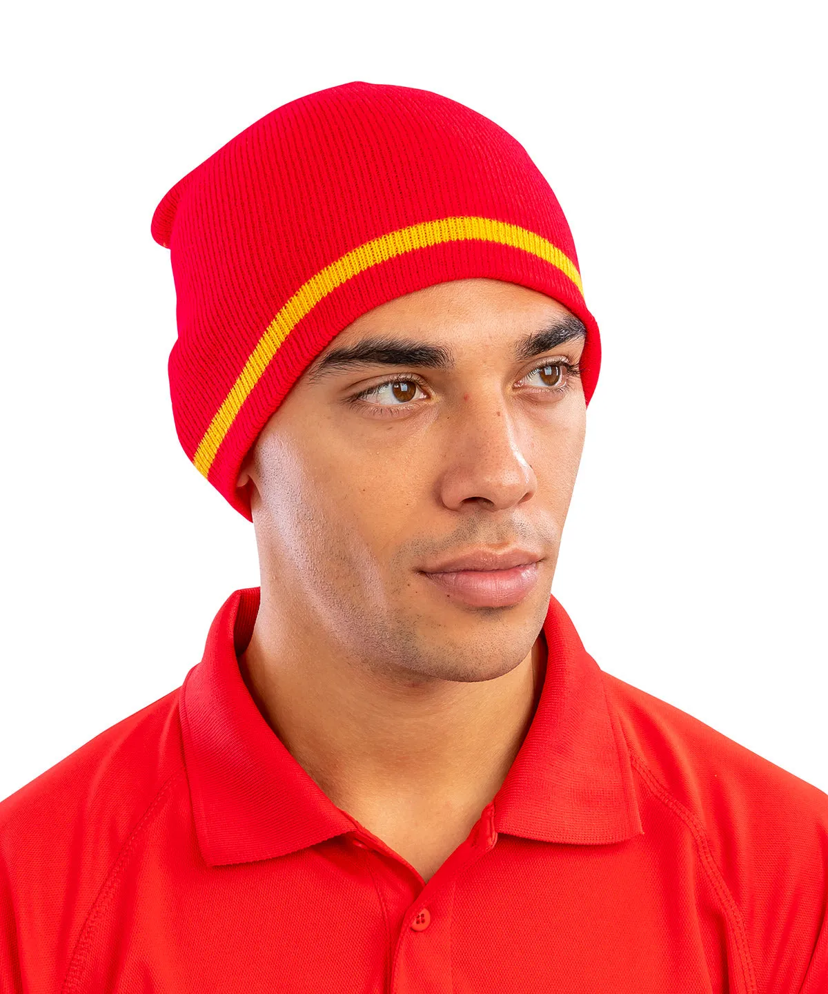 National beanie | Red/Yellow