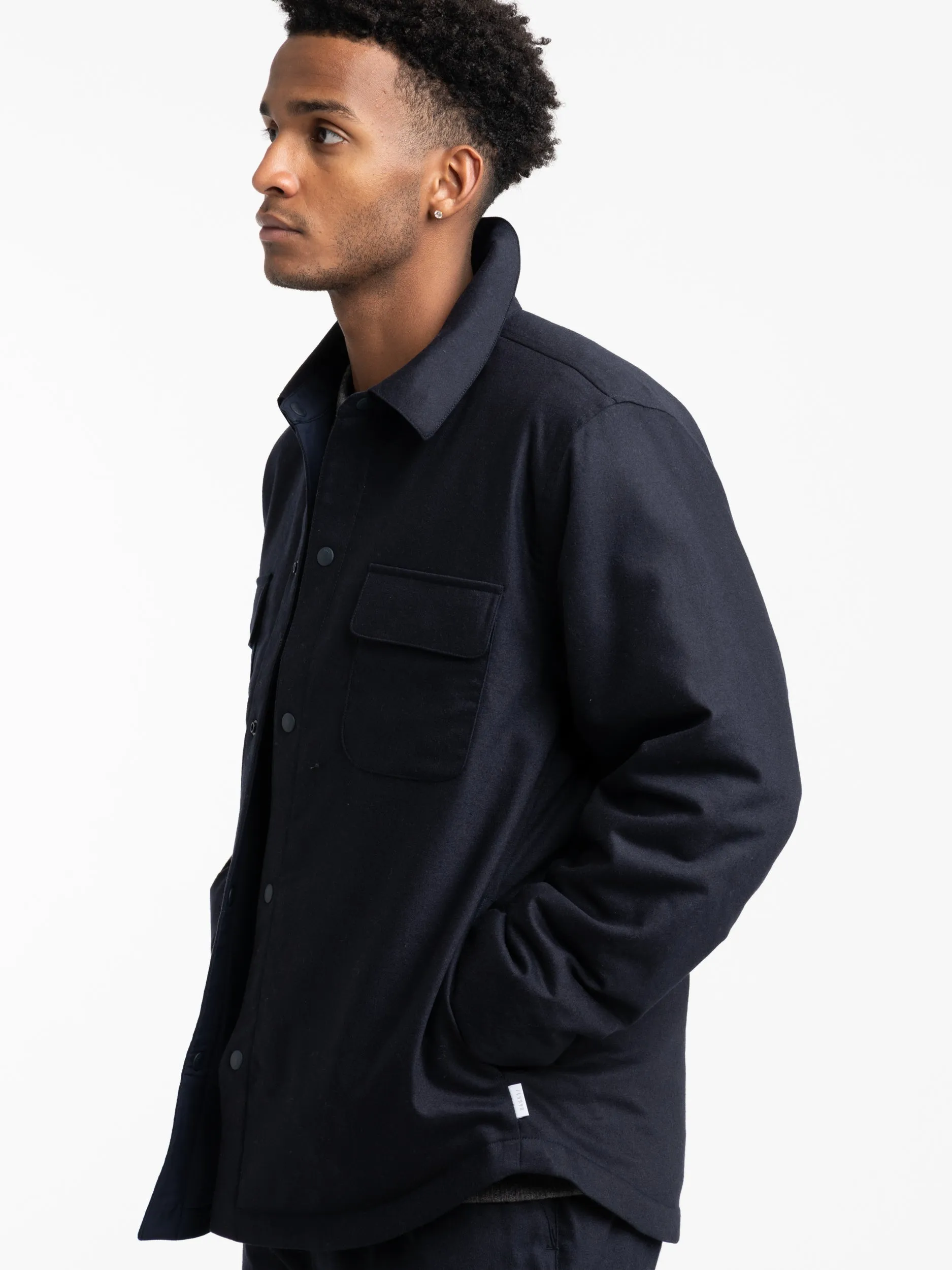 Navy Breeze Overshirt