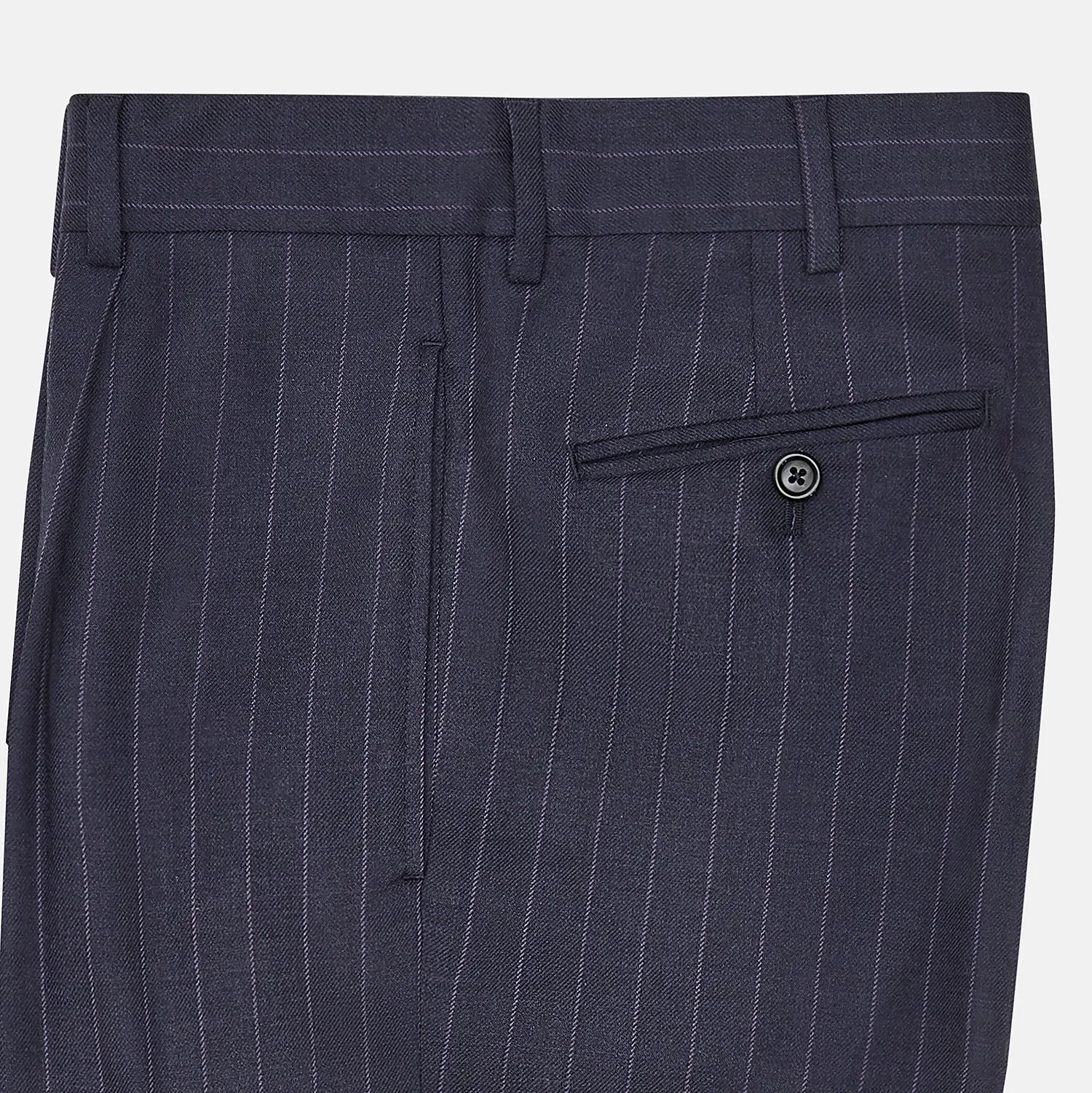 Navy Pinstripe Arthur Trousers