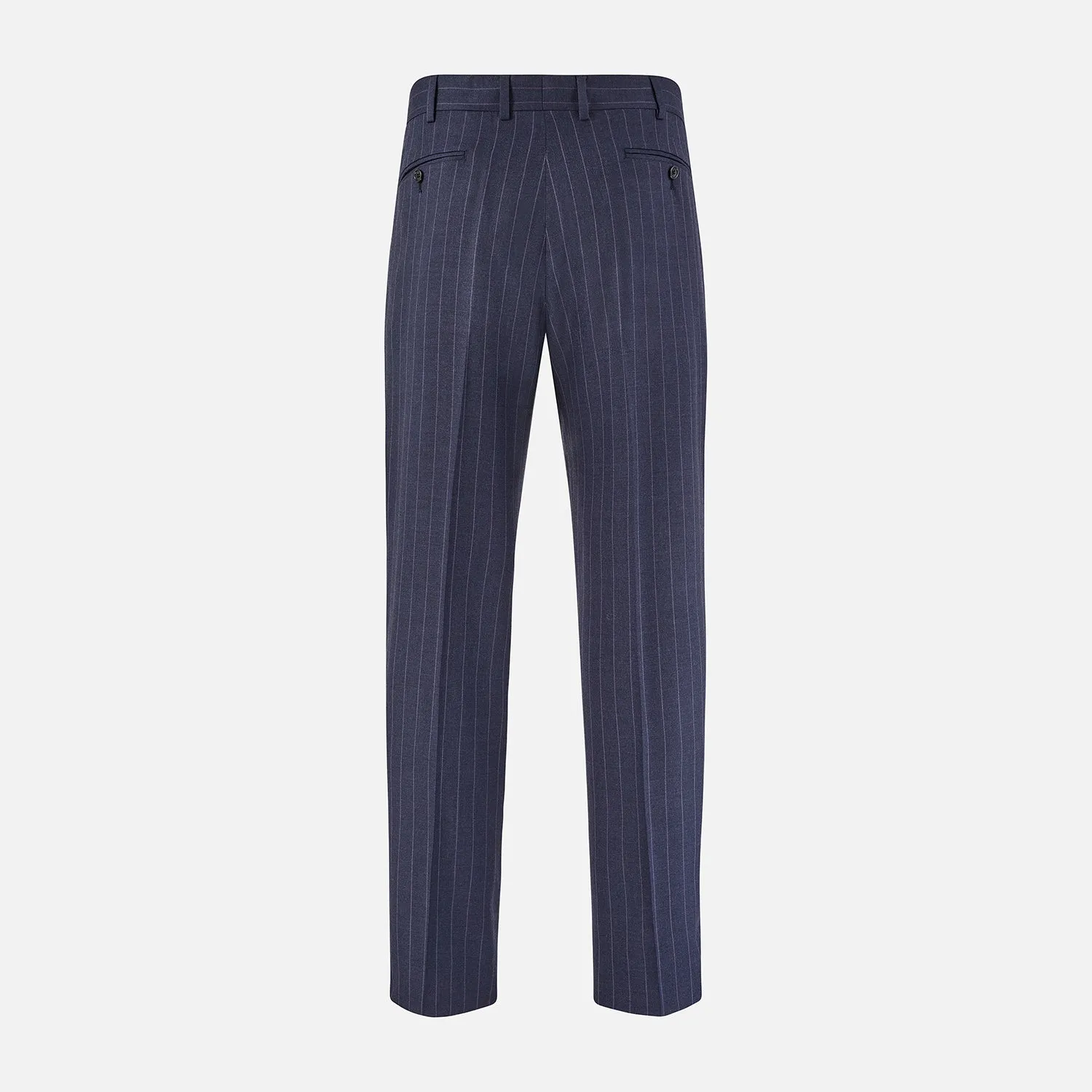 Navy Pinstripe Arthur Trousers