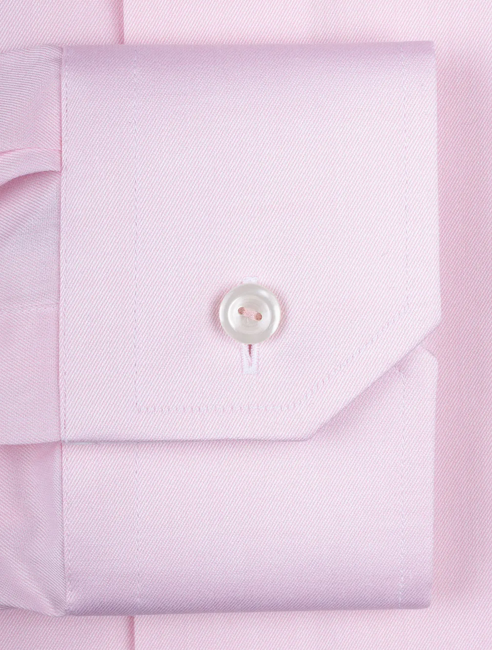 Pink Plain With Inlay Contemporary Fit Shirt